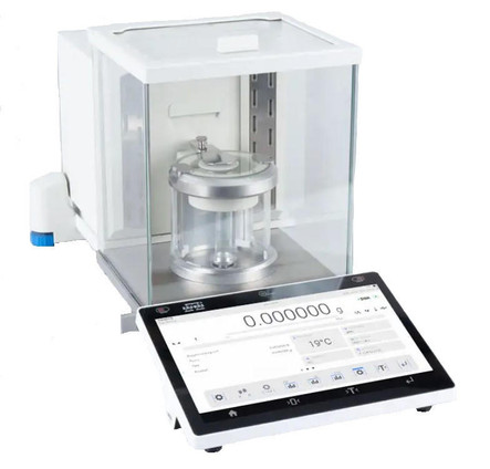 Radwag Ellipsis XA 6/21.5Y.M.A.P Pipette Calibration Microbalance, 21 g x 0.002 mg, Dual Range