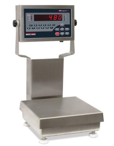 Rice Lake Weighing Systems Rice Lake Ready-n-Weigh Bench Scale CW-90B-480Plus-25, 10" x 10", 25 lb x 0.005 lb, NTEP Class III