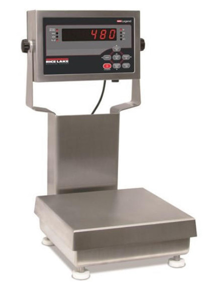 Rice Lake Weighing Systems Rice Lake Ready-n-Weigh Bench Scale CW-90XB-480-100, 12" x 12", 100 lb x 0.02 lb, NTEP Class III