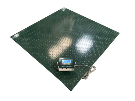 USA Measurements Mr. Reliable Floor Scale, 5' x 5', 2500 lb x 0.5 lb, NTEP, LED Indicator