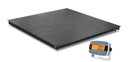 OHAUS Ohaus Defender 3000 I-DF33P5000B1L Floor Scale, 5000 lb x 1 lb, NTEP, 4' x 4' 