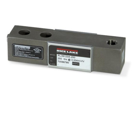 Rice Lake Weighing Systems Rice Lake RL39123-500 500 lb Stainless Steel Single Ended Beam Load Cell