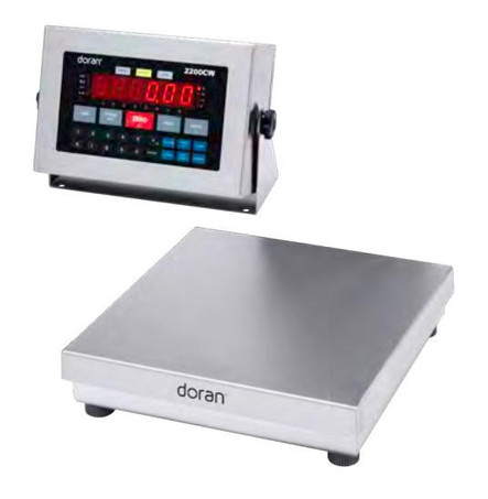  Doran 22100CW/12 Checkweighing Bench Scale, 12"x12" Platform, 100 lb x 0.02 lb, NTEP 