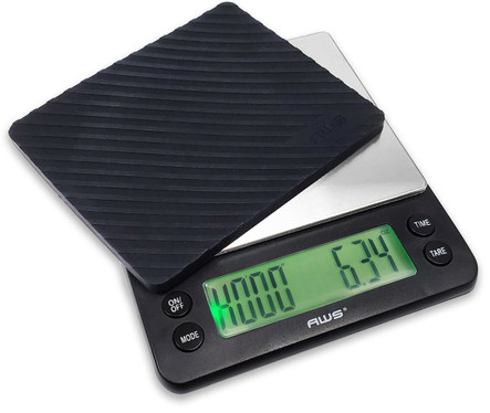 American Weigh Scales AWS BARISTA-3KG Digital Coffee Kitchen Scale, 3000 g x 0.1 g 