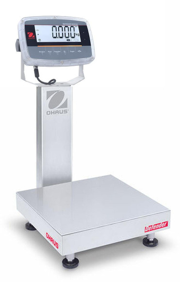  OHAUS i-D61PW12WQR6 Defender 6000 Washdown Bench Scale, 12" x 12", 25 lb x 0.001 lb, NTEP 