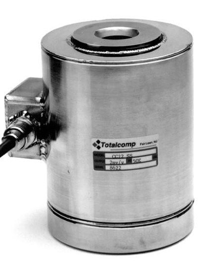  Totalcomp T752-50K-SS Canister Load Cell, 50,000 lb 