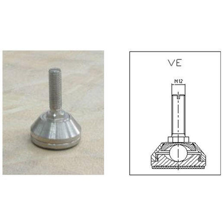  OHAUS Foot, Stainless Steel Loadcell, VE 