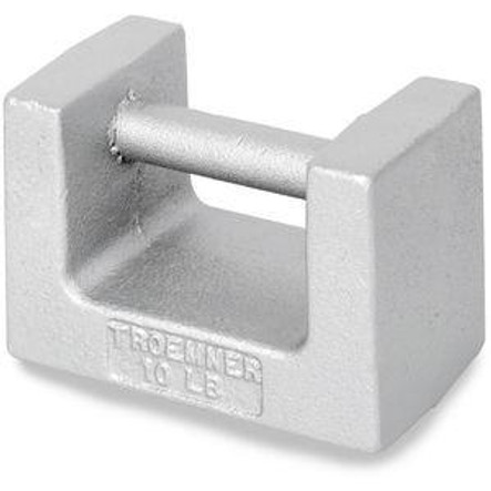 Troemner 10 lb Cast Iron Grip Handle Weight, ASTM Class 5