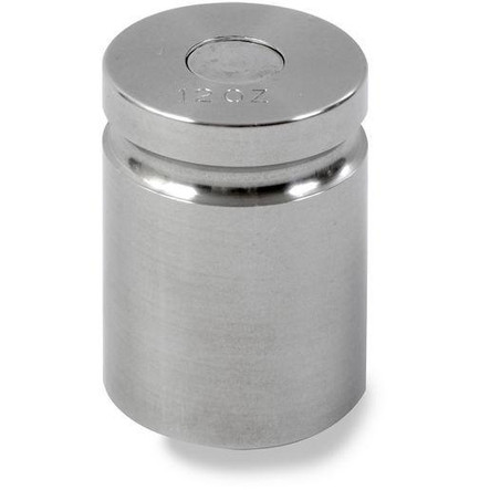 Troemner 12 oz Cylindrical Calibration Weight, ASTM Class 5