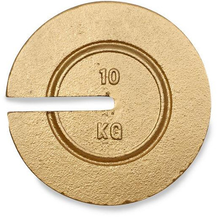 Troemner 10 kg Cast Iron Slotted Calibration Weight, ASTM Class 5