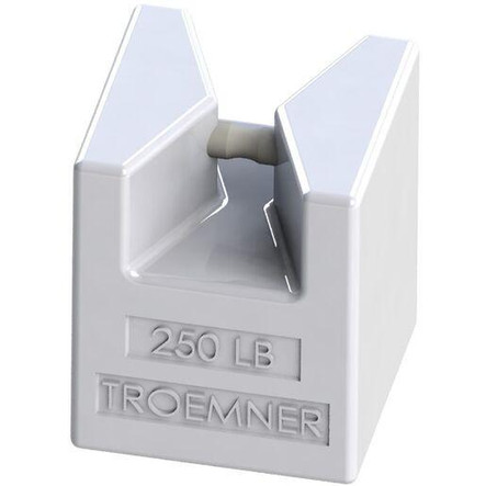 Troemner 250 lb Cast Iron Grip Handle Calibration Weight, ASTM Class 6
