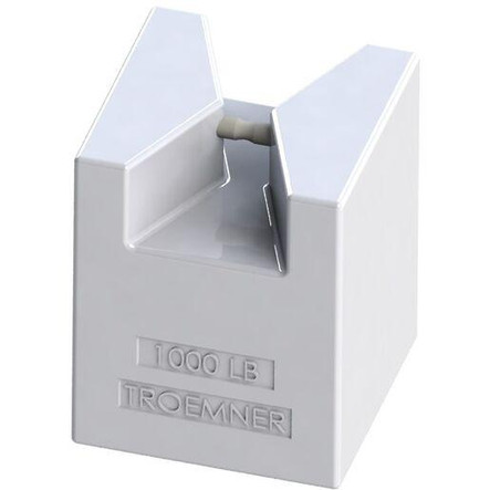 Troemner 1000 lb Cast Iron Grip Handle Calibration Weight, ASTM Class 6, NVLAP