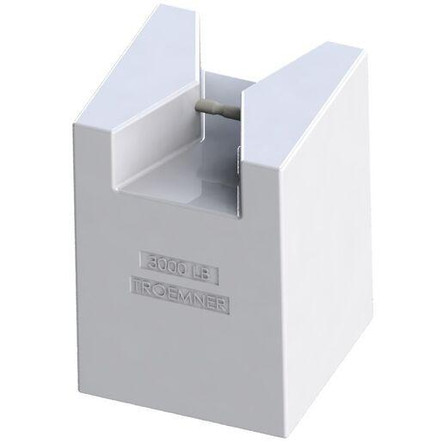 Troemner 3000 lb Cast Iron Grip Handle Calibration Weight, ASTM Class 6