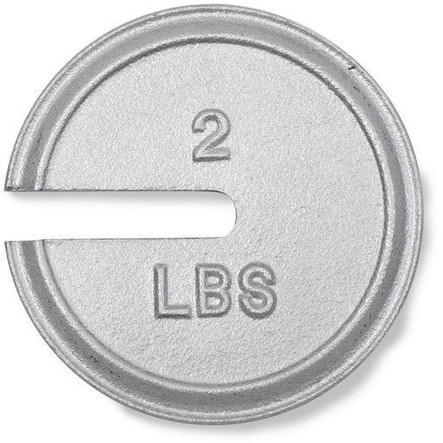 Troemner 2 lb Cast Iron Slotted Calibration Weight, ASTM Class 6, NVLAP