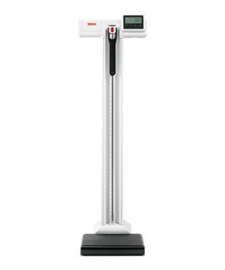 Seca 777 Digital Column Scale with Eye Level Display, 550 lb x 0.2 lb