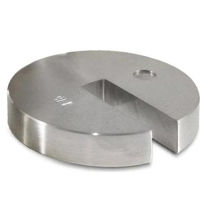 Rice Lake Weighing Systems Rice Lake 1 lb Stainless Steel Slotted Hanger Weight, ASTM Class 5