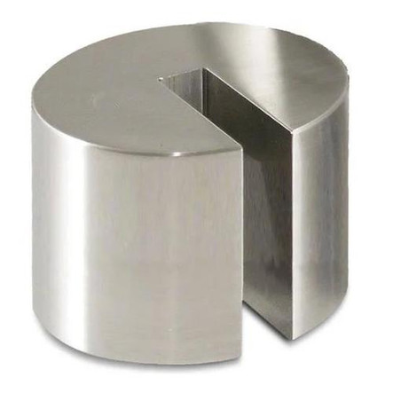 Rice Lake 10 lb Stainless Steel Slotted Hanger Weight, ASTM Class 5, 12589 Rice Lake 10 lb Stainless Steel Slotted Hanger Weight, ASTM Class 5, 12589