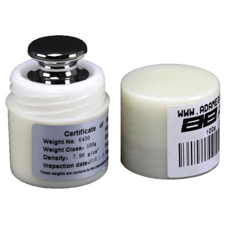 Adam Equipment 100g Calibration Weight, ASTM Class 2 in Case