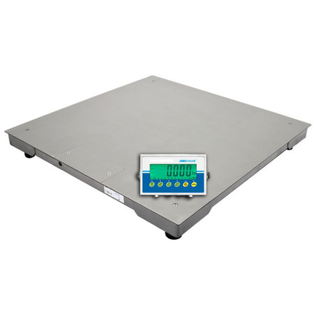 Adam Equipment PT 110S AE403 Stainless Steel Floor Scale Package, 2500 lb x 0.5 lb, 40 x 40