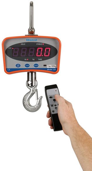 Brecknell CS-1000 Crane Scale, 1000 lb x 0.5 lb