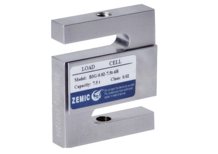 Zemic B3G-N10-1.5K-6YB 1500 lb Stainless Steel S-Beam Load Cell, NTEP