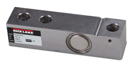 Rice Lake Weighing Systems RL32018S-HE 1,000 lb Stainless Steel Single Ended Beam Load Cell, NTEP