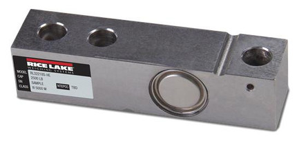 Rice Lake Weighing Systems RL32218S-HE 2,500 lb Stainless Steel Single Ended Beam Load Cell, NTEP