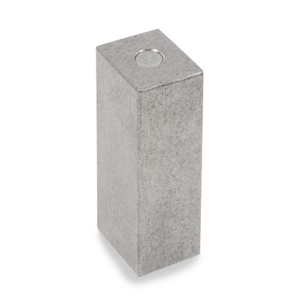 Troemner 1000 g Stainless Steel Cube Weight, NIST Class F