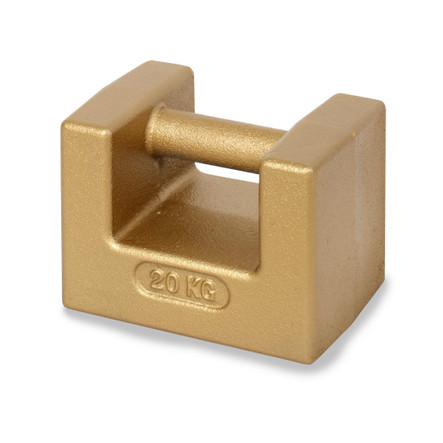Troemner 20 kg Cast Iron Grip Handle Weight, Traceable Certificate, NIST Class F