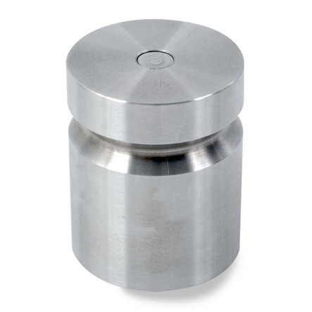 Troemner 4 lb Stainless Steel Cylindrical Weight, NVLAP Accredited Certificate, NIST Class F