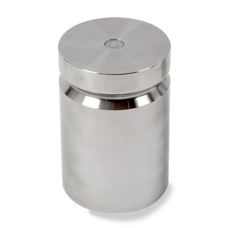 Troemner 4000 g Stainless Steel Cylindrical Weight, Traceable Certificate, NIST Class F