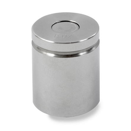 Troemner 8 oz Stainless Steel Cylindrical Weight, NVLAP Accredited Certificate, NIST Class F (30390667)