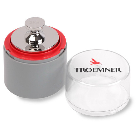 Troemner 2 kg Precision Stainless Steel Cylindrical Weight, No Certificate, ASTM Class 1