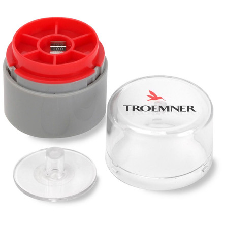 Troemner 100 mg Stainless Steel Flat Weight, NVLAP Accredited Certificate, ASTM Class 4