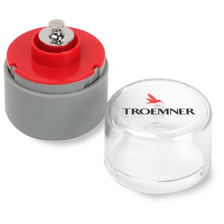 Troemner 30 g Alloy Cylindrical Screw Knob Weight, Traceable Certificate, ASTM Class 4