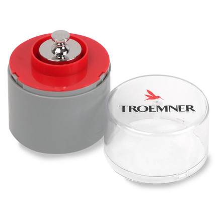 Troemner 300 g Alloy Cylindrical Screw Knob Weight, NVLAP Accredited Certificate, ASTM Class 4