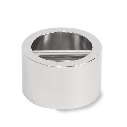 Troemner 5 kg Stainless Steel Cylindrical Weight with Recessed Grip Handle for Easy Handling