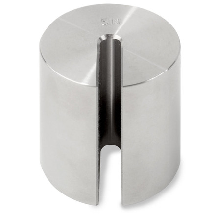 Troemner 5 N Stainless Steel Slotted Weight