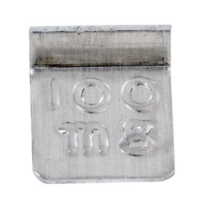 Troemner 100 mg Aluminum Flat Weight
