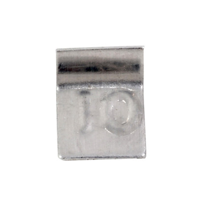 Troemner 10 mg Aluminum Flat Weight, No Certificate, ASTM Class 7
