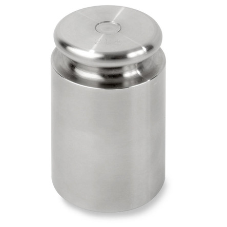 Troemner 2000 g Stainless Steel Cylindrical Screw Knob Weight