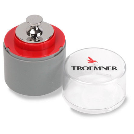 Troemner 1 kg Alloy Cylindrical Screw Knob Weight, Traceable Certificate, UltraClass