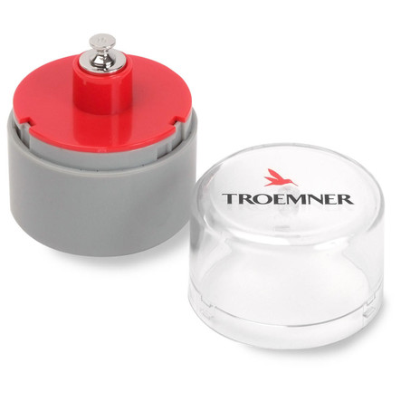 Troemner 10 g Alloy Cylindrical Screw Knob Weight, NVLAP Accredited Certificate, UltraClass