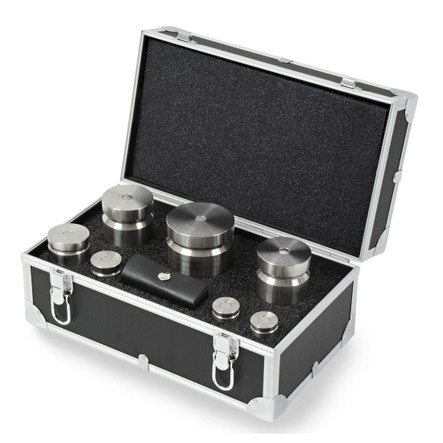 Troemner TW-5000-1T 5000 g-1 g Stainless Steel Weight Set, Traceable Certificate, NIST Class F