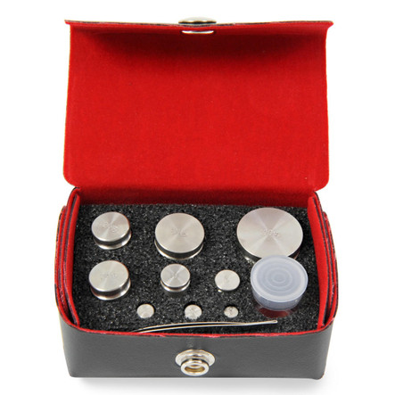 Troemner TW-100-1T 100 g-1 g Stainless Steel Weight Set, Traceable Certificate, NIST Class F