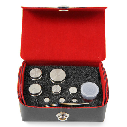 Troemner TW-50-1T 50 g-1 g Stainless Steel Weight Set, Traceable Certificate, NIST Class F