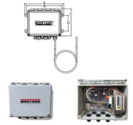 Rice Lake Module, 882 Smart I/O Interface 882IS Smart Card Interface, Ethernet Fiber-Optic/RS485 interface