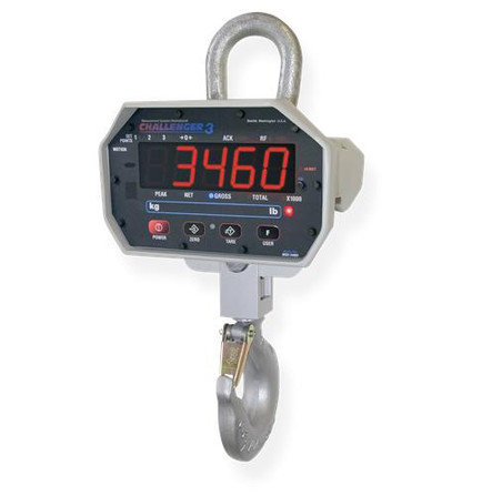 MSI-3460 Challenger 3 Crane Scale, 250 lb x 0.1 lb, NTEP, Class III