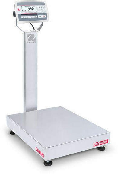 OHAUS D52XW125RTX2 Defender 5000 Washdown Bench Scale, 250 lb x 0.01 lb, NTEP, Class III