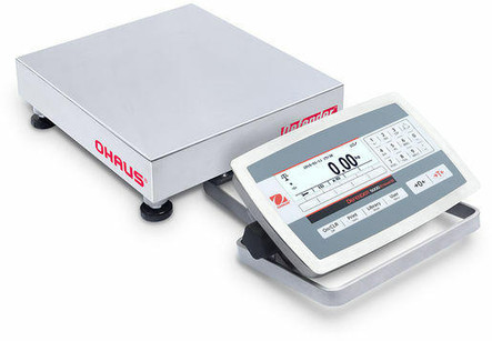 OHAUS D52XW25WQR5 Defender 5000 Washdown Bench Scale, 50 lb x 0.002 lb, 12 x 12, NTEP